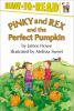 Book cover for "Pinky and Rex and the perfect pumpkin".