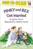 Book cover for "Pinky and Rex get married".
