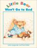 Book cover for "Little Bear won't go to bed".