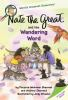 Book cover for "Nate the great and the wandering word".