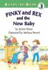Book cover for "Pinky and Rex and the new baby".