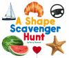 Book cover for "A shape scavenger hunt".